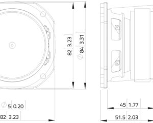 Altoparlante 3 fullrange LAVOCE FSF030.70 60W