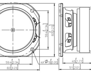 Woofer 3 LAVOCE WSF030.70 60W