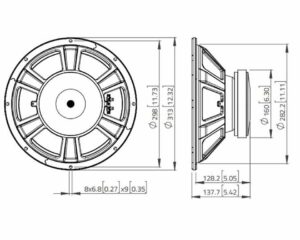 Woofer 12 LAVOCE WSF122.50 500W